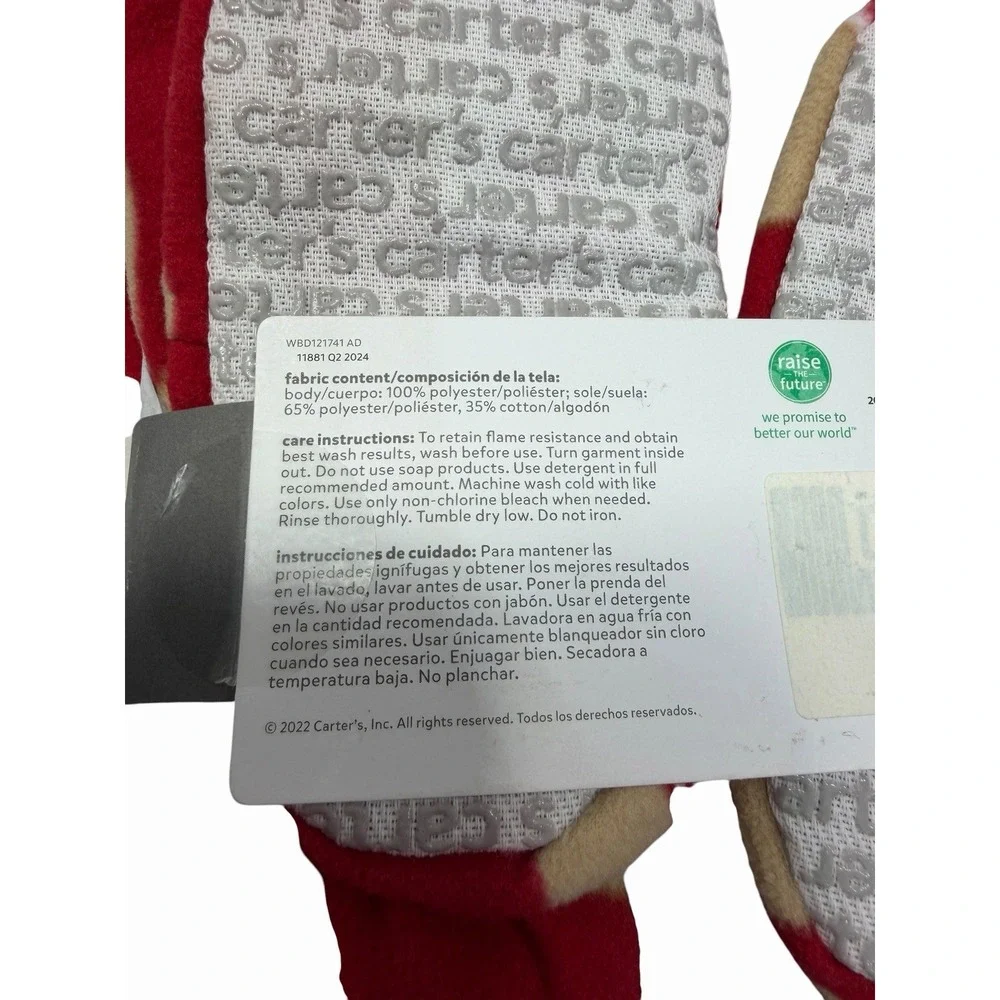 carters child of mine baby boys footed sleeper christmas toddler size 2T